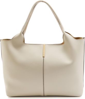 Tod's Leather Tote bag - Ivory - One Size