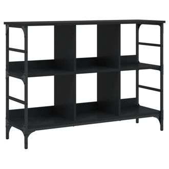vidaXL Vidaxl - Aparador De Madera De Ingenier&iacute;a Negro 102x32x73,5 Cm