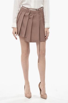 Acne Studios Pleated Miniskirt with Belt size 42