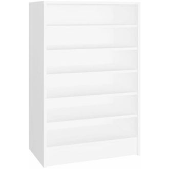 vidaXL Scarpiera Bianca 60x35x92 cm in Truciolato - Vidaxl