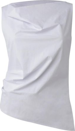 MISCI Top asimmetrico Degagê - Bianco
