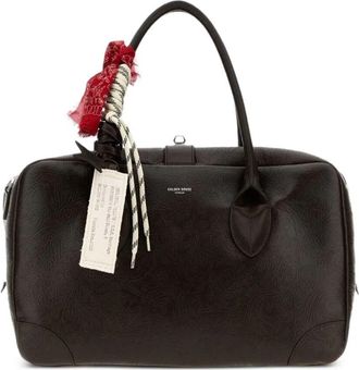 Golden Goose Shoulder Bag Flower-Embossed Vita Medium