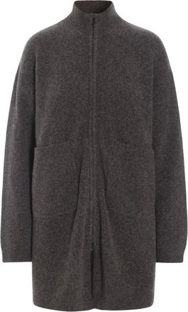 Bitte Kai Rand Hitsuji Zip Cardigan - Dames - Truien - Bruin - Maat: XL Wol
