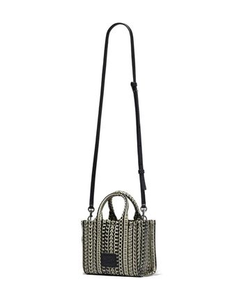 Marc Jacobs Womens The Monogram Mini Tote Bag Black >