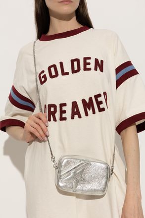 Golden Goose Mini Star Shoulder Bag, Womens, Silver