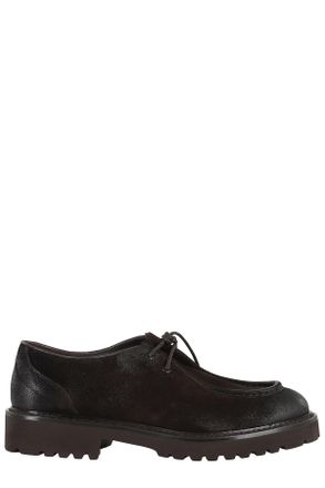 Doucal's Brown Parabout Suede Derby Loafers