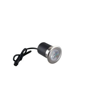 Netlighting RUNNER Floor & Decking Light Nickel IP67 390lm RGBW 7.5x8.5cm LED in Grey | Size: 7.5x8.5 cm