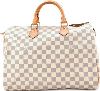 Louis Vuitton Speedy Handbag Damier 35 satchel - Bianco