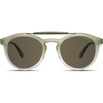 Velvet Eyewear Amelia Sunglasses in Mint at Nordstrom