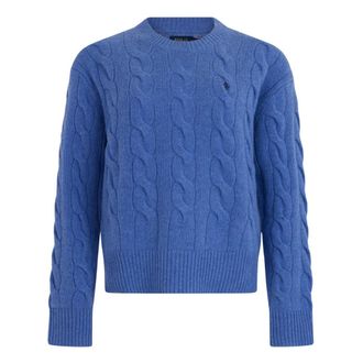 Polo Ralph Lauren Truien - Dames - Ronde hals truien - Blauw - XS - Truien & Vesten