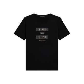 Freddy T-shirt da donna con grafica e slogan motivazionale