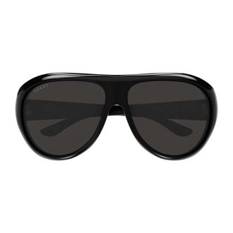 Gucci Pilot Zonnebril - Dames - Accessoires - Zwart - Maat: 62 MM