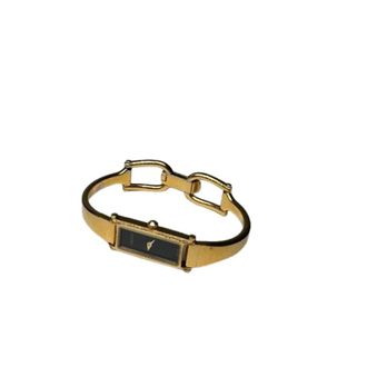Gucci Pre-owned Horsebit Watch - Dames - Pre-owned - Geel - Maat: ONE Size