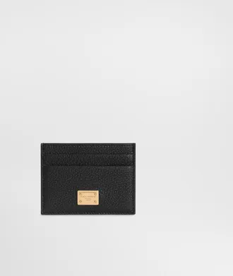 Dolce & Gabbana Calfskin Card Holder - Woman Wallets And Small Leather Goods Black Onesize