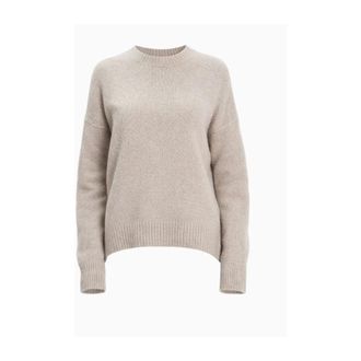 arch4 Round-neck Knitwear, female, Beige, Size: L The Ivy Sweater