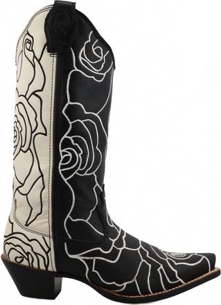 Twisted X Boots Womens Western Cowboy Boots In Black/white