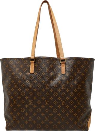 Louis Vuitton Brown Pvc Leather Shoulder Bag Tote Bag (Pre-Owned)
