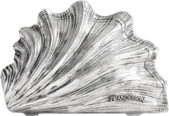 J.W.Anderson Shell Clutch - Dames - Clutches - Grijs - ONE Size - Tassen
