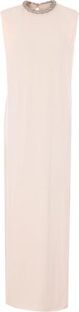 Elisabetta Franchi Butter Pink Embroidered Dress