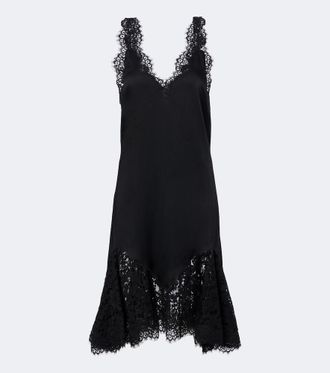 Stella McCartney Lace-trimmed minidress