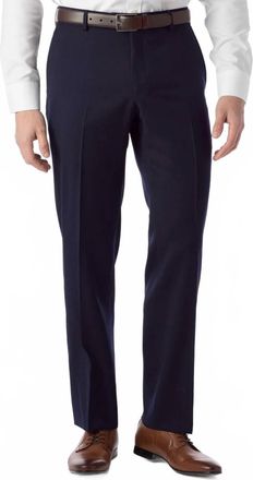 Ballin Super 120S Luxury Wool Serge Comfort-Eze Trouser In Mariner