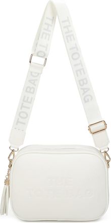 Generic Womens Crossbody Bag, Adjustable Strap with Logo, Tassel Detail (White)