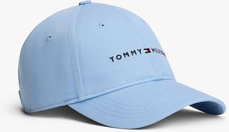 Tommy Hilfiger Mens Embroidered Tommy Logo Baseball Cap - Blue