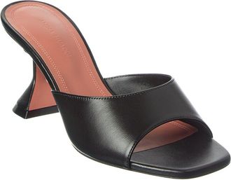 Amina Muaddi Lupita 70 Leather Sandal