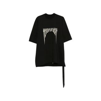 Rick Owens Jumbo SS T - Heren - Tops - Zwart - Maat: L Katoen