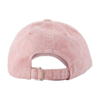 Acne Studios C40475-COA Embroidered Logo Cotton Baseball Cap - Pink