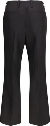 Dries Van Noten Womens Trousers Cropped Tailored Black Wool (ovis Aries)