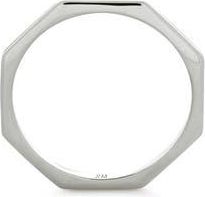Monica Vinader Octagon Stacking Ring in Sterling Silver at Nordstrom Rack, Size 8