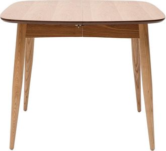 Miliboo Mesa De Comedor Extensible Fresno Natural L90-130 Cm Nordeco