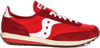 Saucony Sneakers, male, Red, 8 1/2 UK, Red White Unisex Sneaker Trainer 80