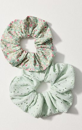 serefina Satin Scrunchies, Set of 2