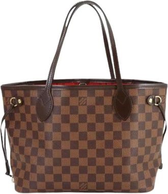 Louis Vuitton Pre-owned Tote Bags, female, Brown, Size: ONE SIZE Pre-owned Damier Canvas Tote Bag