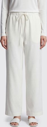 Toteme Pantaloni palazzo in misto lino con coulisse