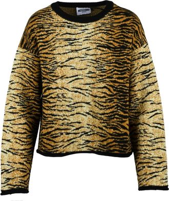 Moschino Truien & Vesten, Dames, Veelkleurig, S, Wol, Maglioncino Girocollo