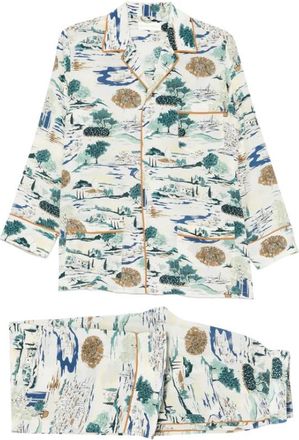Olivia Von Halle Yves Pyjamaset - Dames - Pyjama - Veelkleurig - S - Nachtkleding