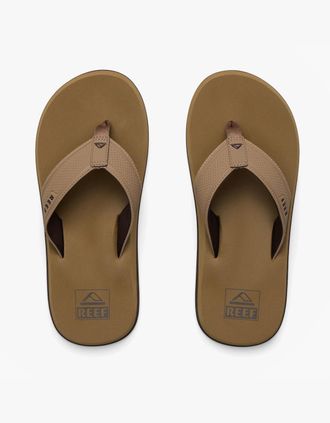 Reef Mens Reef THE LAYBACK Mens Toe-Post Sandals Tan - Brown - Size: 11