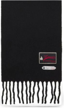 Lanvin Zijde & Nylon Sjaal - Heren - Wintersjaals - Zwart - ONE Size - Nylon - Accessoires