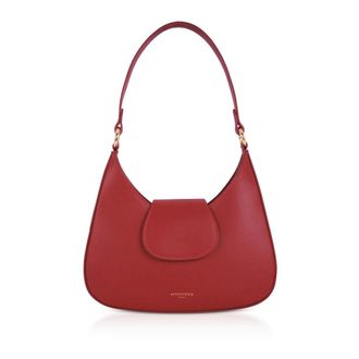 Le Parmentier Tassen, Dames, Rood, ONE Size, Leer, Handbags