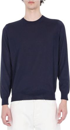 Drumohr Maglia Girocollo Rasato - male - Drumohr - Round-neck Knitwear - Blue - 2XL - Knitwear