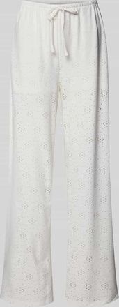 Only Regular Fit Weite Hose mit Tunnelzug Modell SMILLA in Weiss, Gr&ouml;&szlig;e XL