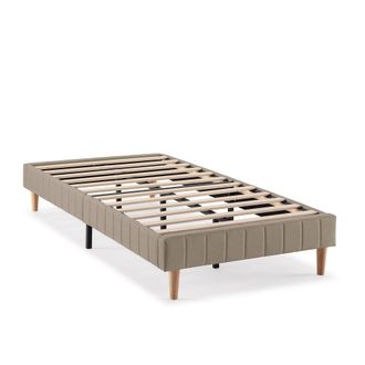 HOMN Base tapizada 90x190 cm color beige