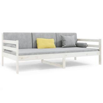 Berkfield Home Day Bed White 90x190 cm Solid Wood Pine