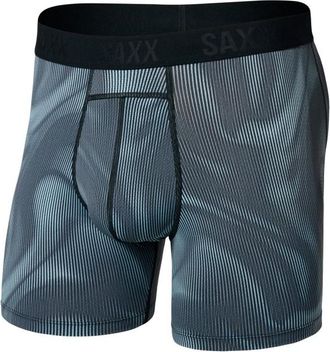 Saxx Smooth Flex Light Compression Boxer Brief Kunstfaserunterw&auml;sche f&uuml;r Herren | blau