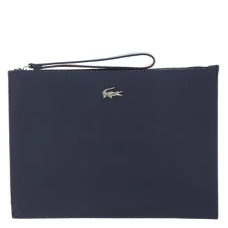 Lacoste Anna Pique Canvas Zip Clutch