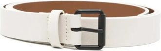 Sofie D'Hoore Varnia 25 Leren Riem - Dames - Riemen - Wit - 85 CM - Leer - Accessoires