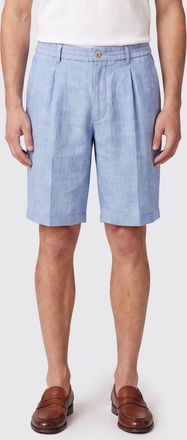 Brunello Cucinelli Shorts chino in lino e lana vergine con passanti